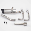 For CFMOTO 450SR 2022-2026 Full Exhaust System – Stainless Steel / Carbon Fiber Tip