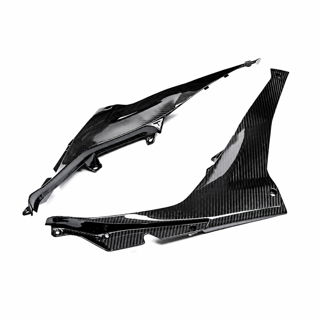 3K Dry Carbon Fiber Under-Seat Side Panels for Aprilia RS 457 (2024+) | View 2 | ZOOMVIBE