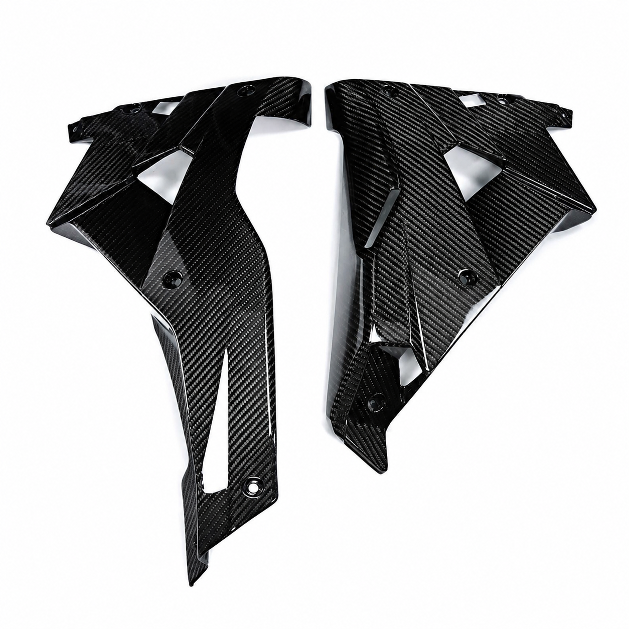 3K Dry Carbon Fiber Belly Pan Panels for Aprilia RS 457 (2024+) | View 4 | ZOOMVIBE