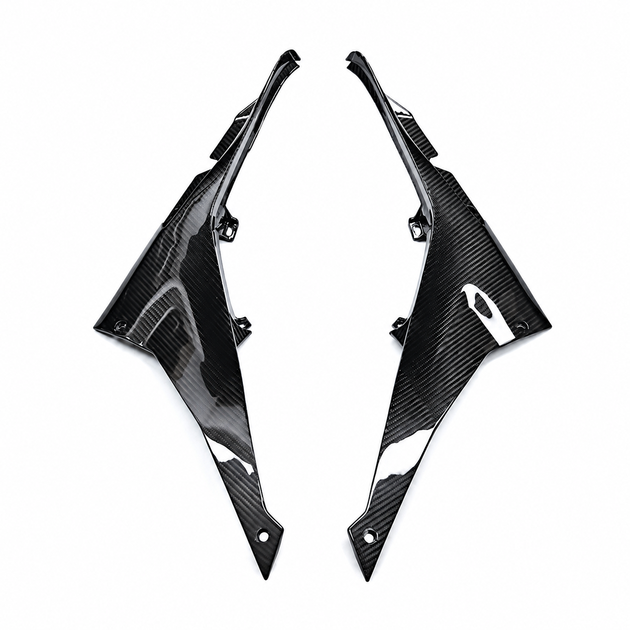 3K Dry Carbon Fiber Under-Seat Side Panels for Aprilia RS 457 (2024+) | View 3 | ZOOMVIBE