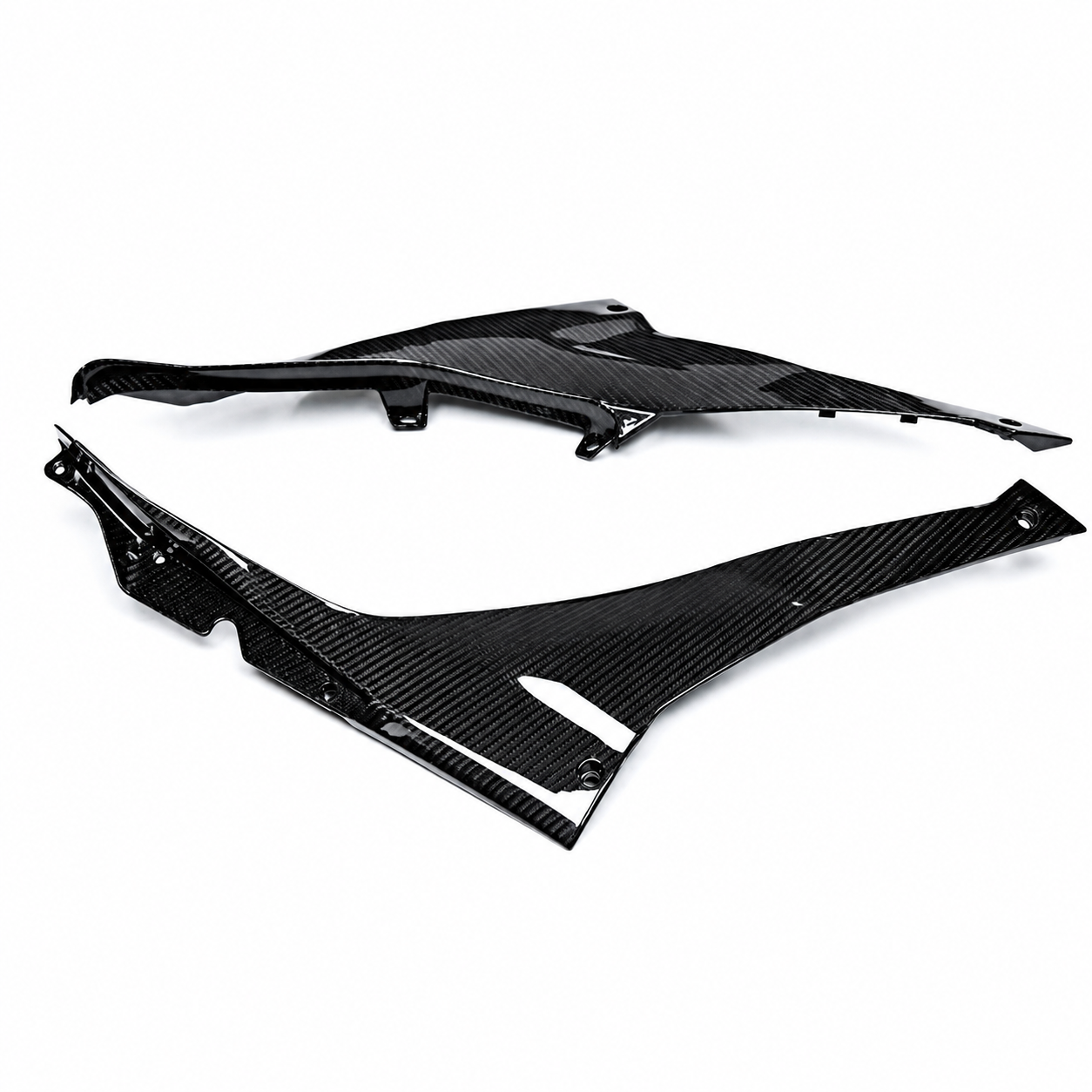 3K Dry Carbon Fiber Under-Seat Side Panels for Aprilia RS 457 (2024+) | View 5 | ZOOMVIBE