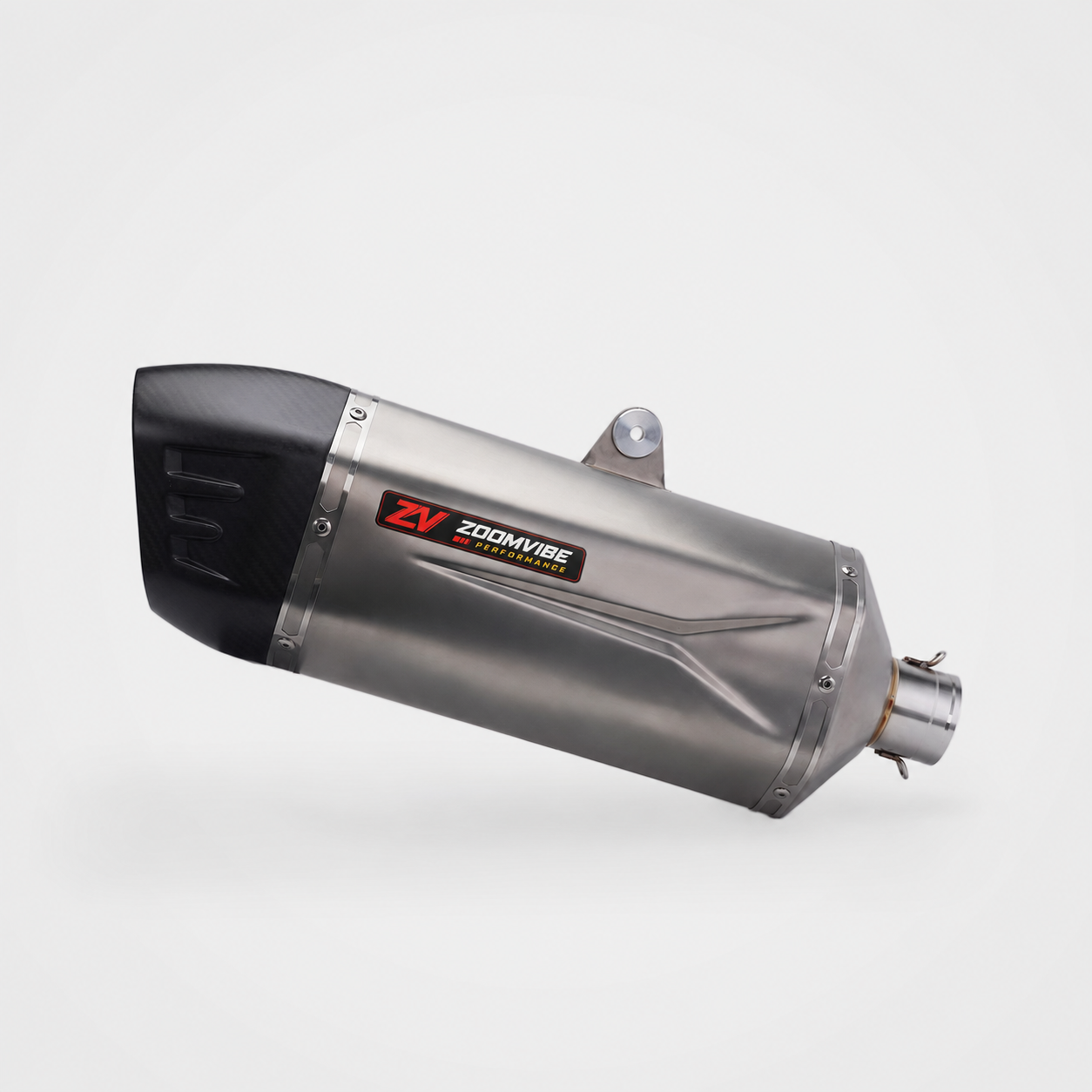 For BMW F850GS Adventure 2019-2023 Slip-On Muffler – Stainless Steel / Carbon Fiber Tip