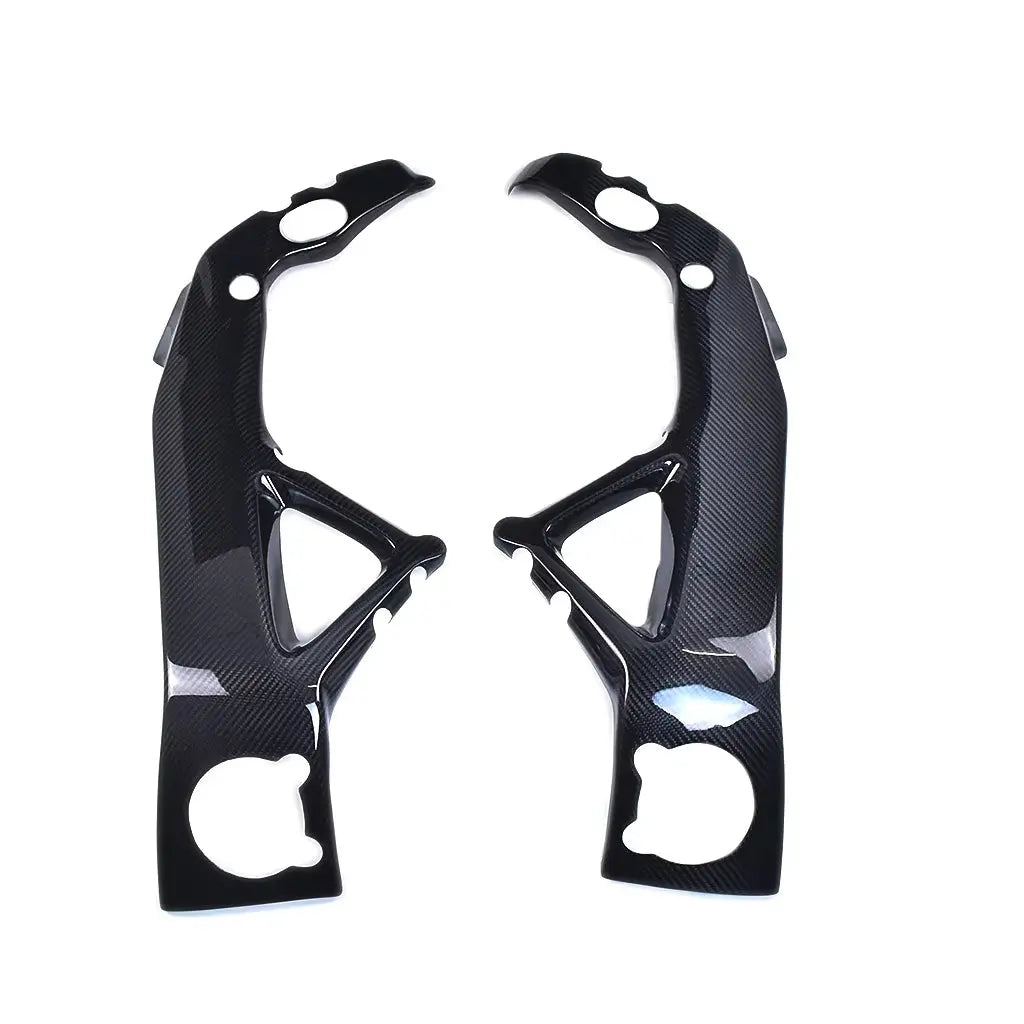 Carbon Fiber Frame Covers for Aprilia RSV4 (2009–2020) / Tuono V4 (2011–2020) ZOOMVIBE MOTO
