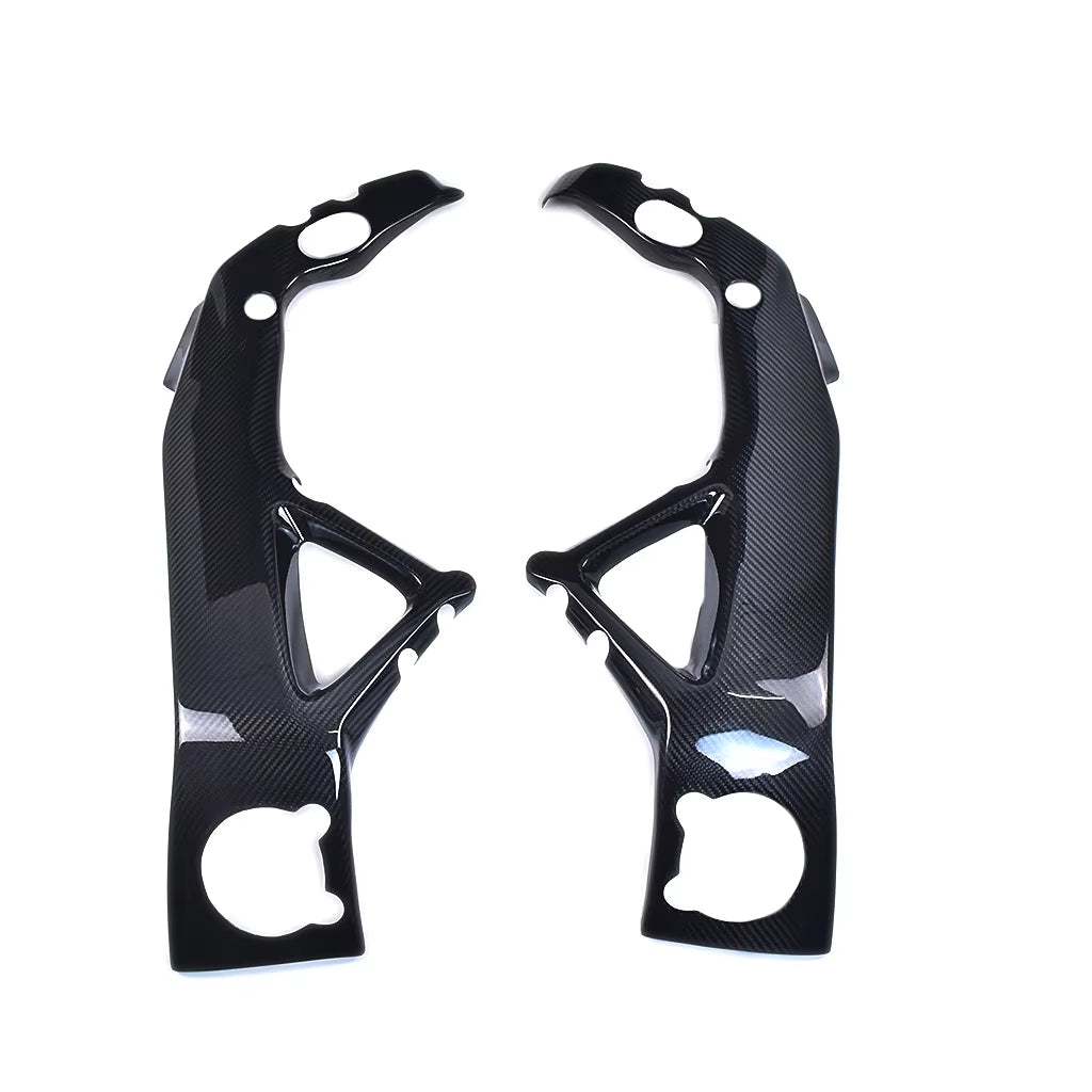 Carbon Fiber Frame Covers for Aprilia RSV4 / Tuono V4 (2021–2024) ZOOMVIBE MOTO