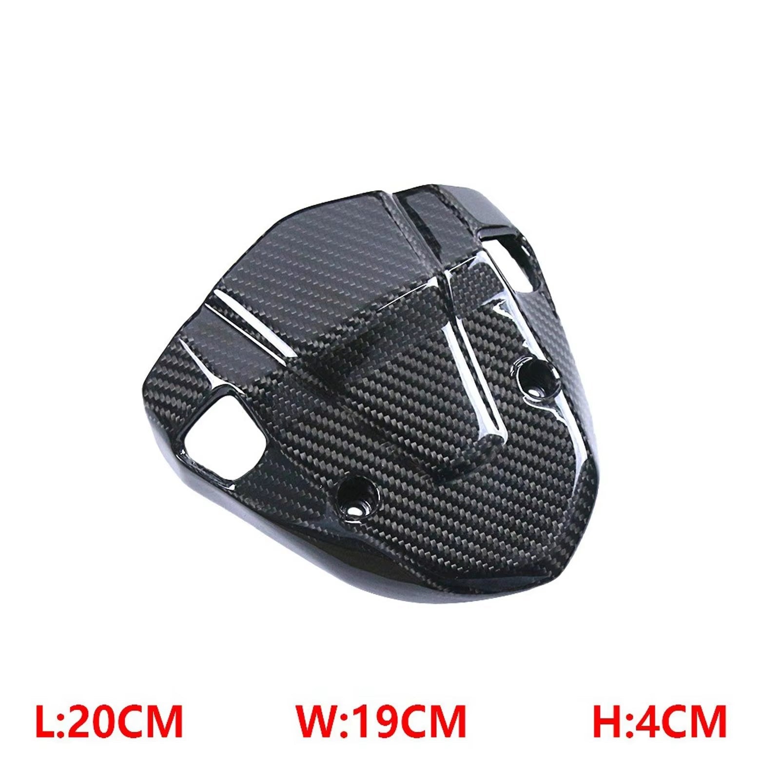 Carbon Fiber Dash & Windscreen Holder Cover for Aprilia RSV4 (2021+) ZOOMVIBE MOTO