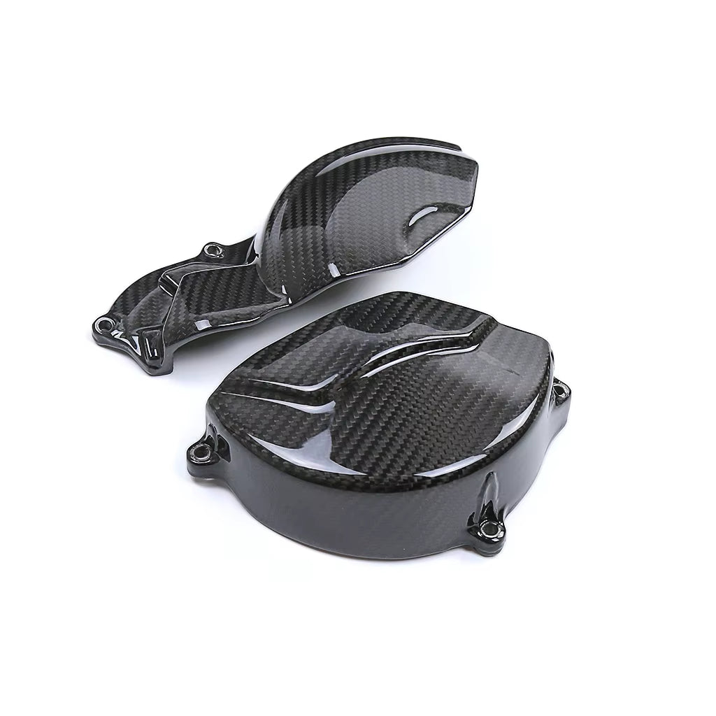 Carbon Fiber Left & Right Engine Clutch Covers for Aprilia RS660 (2021–2026) ZOOMVIBE MOTO