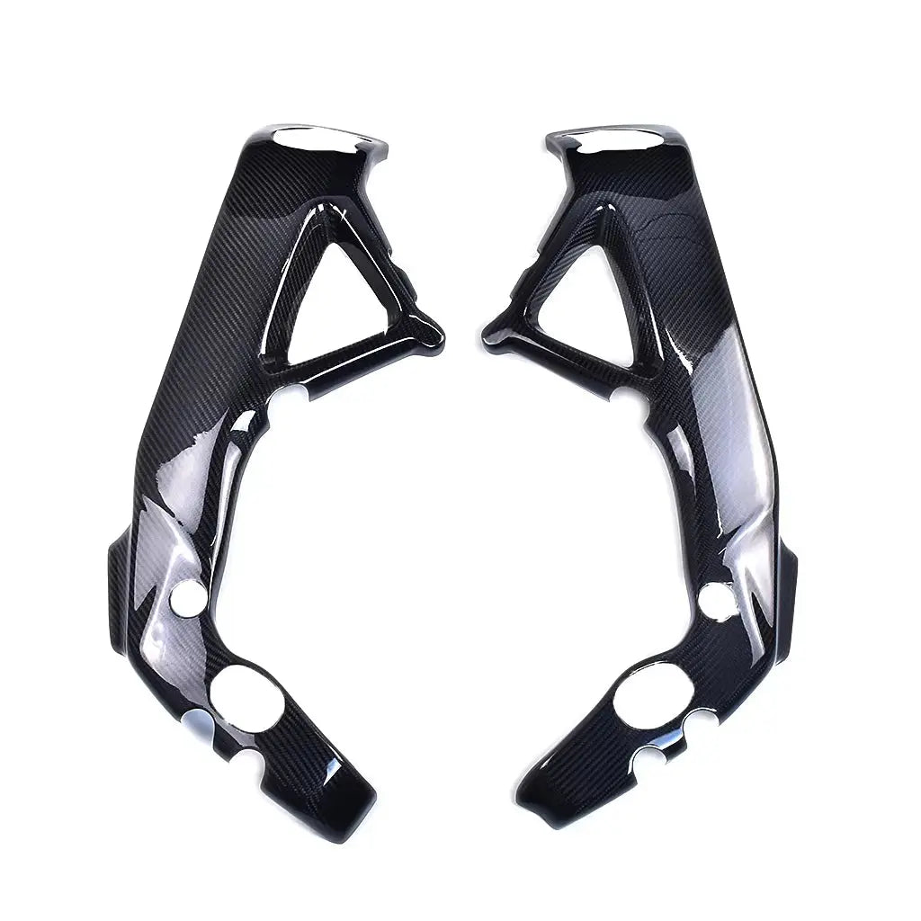 Carbon Fiber Frame Covers for Aprilia RSV4 (2009–2020) / Tuono V4 (2011–2020) ZOOMVIBE MOTO
