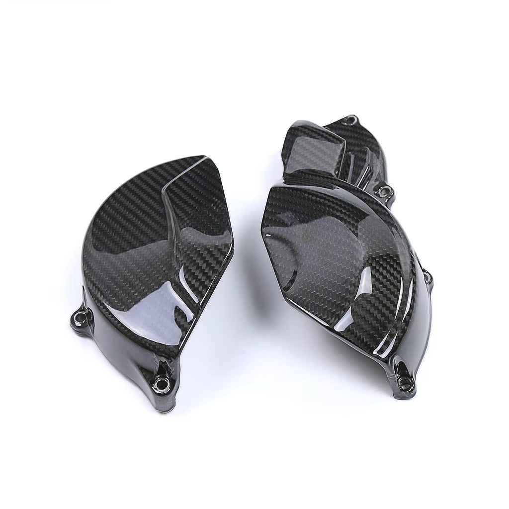 Carbon Fiber Left & Right Engine Clutch Covers for Aprilia RS660 (2021–2026) ZOOMVIBE MOTO