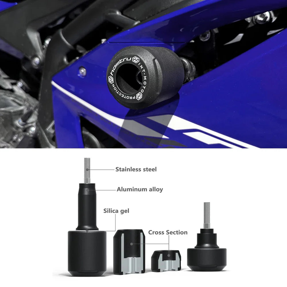 2023-2024 Kawasaki ZX 4R and ZX 4RR frame slider crash pads