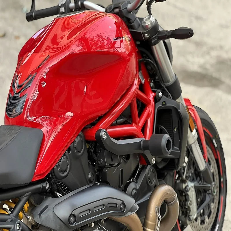 2013-2020 Ducati Monster 821 and Monster1200 frame slider crash pads