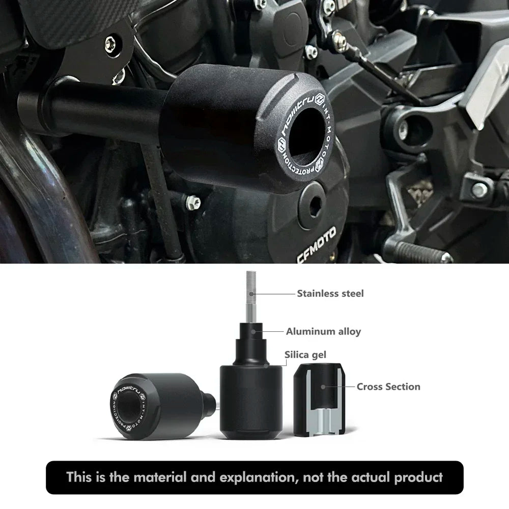 2022-2023 Triumph Tiger 1200 Rally and Tiger 1200 GT frame slider crash pads