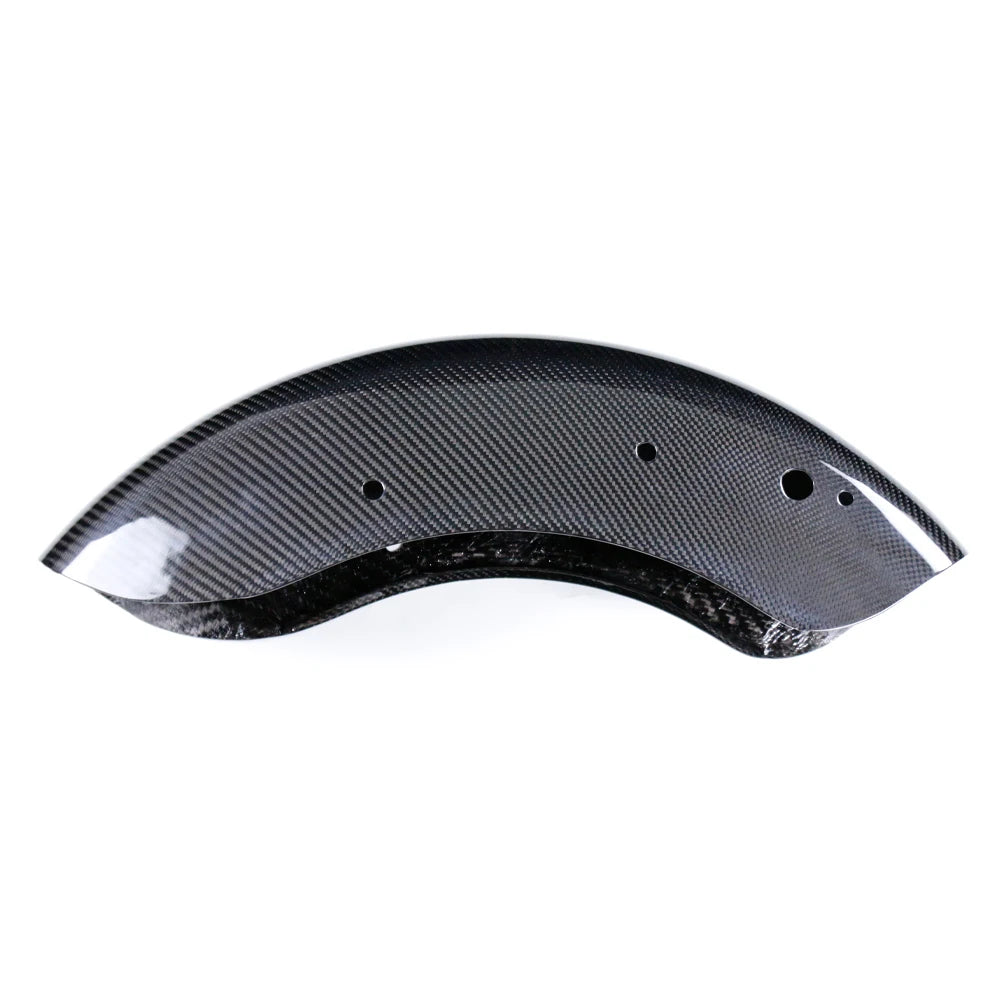 Harley-Davidson Street Bob carbon fiber rear fender curved edge and mounting holes