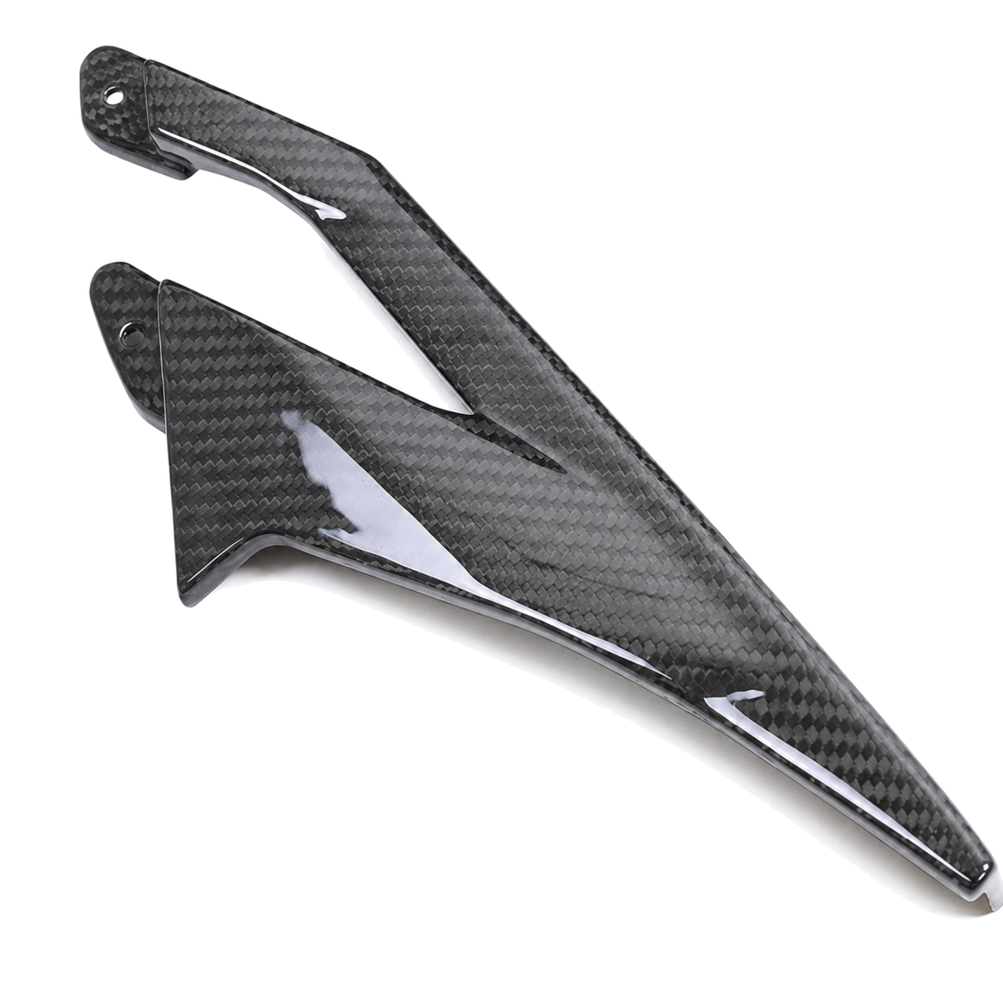 Aprilia GPR 250R 2021-2023 carbon fiber chain guard - view 2 | ZOOMVIBE MOTO