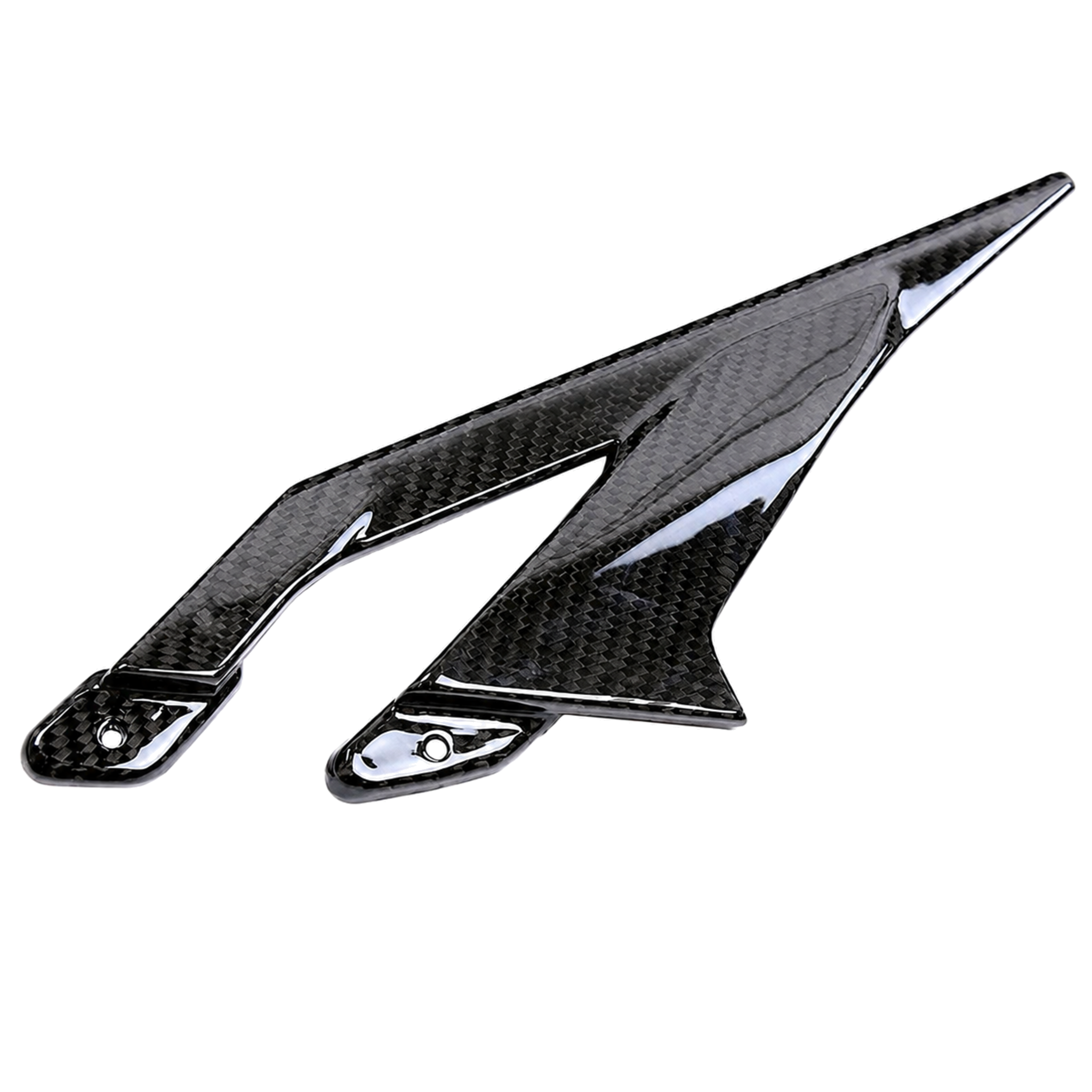 Aprilia GPR 250R 2021-2023 carbon fiber chain guard - view 3 | ZOOMVIBE MOTO