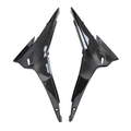 Aprilia GPR 250R 2021-2023 carbon fiber rider seat side panels - view 1 | ZOOMVIBE MOTO