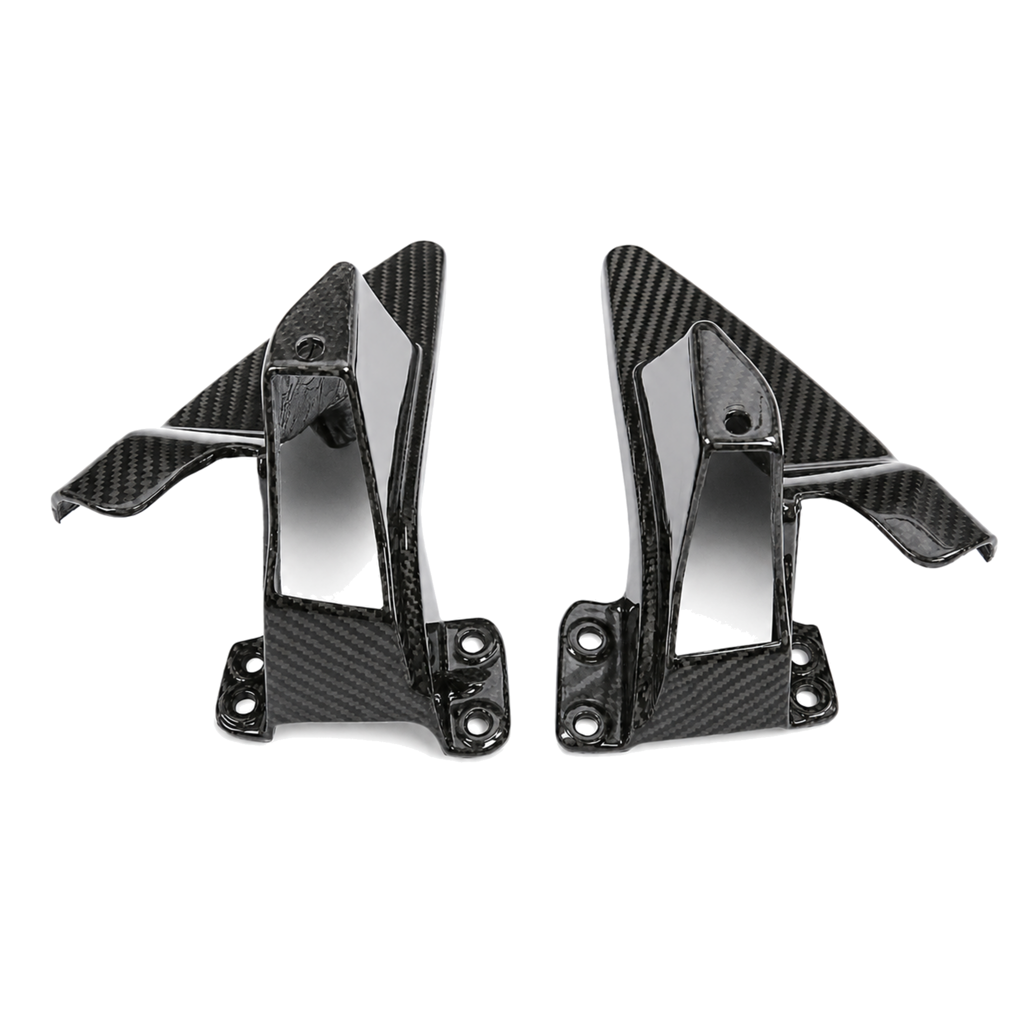 Aprilia GPR 250R 2021-2023 carbon fiber fuel tank side panels - view 5 | ZOOMVIBE MOTO