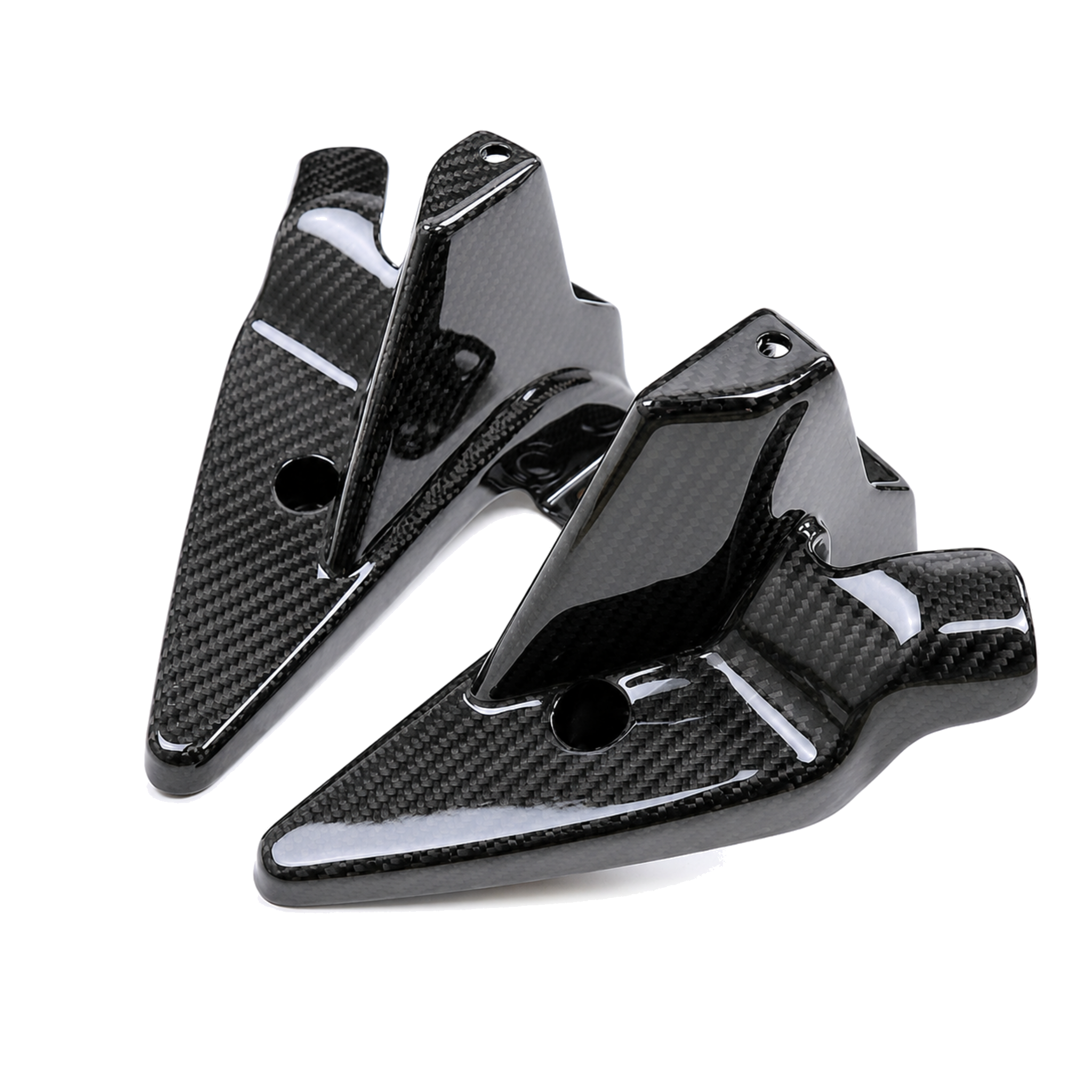 Aprilia GPR 250R 2021-2023 carbon fiber fuel tank side panels - view 6 | ZOOMVIBE MOTO
