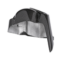Aprilia GPR 250R 2021-2023 carbon fiber exhaust heat shield - view 4 | ZOOMVIBE MOTO