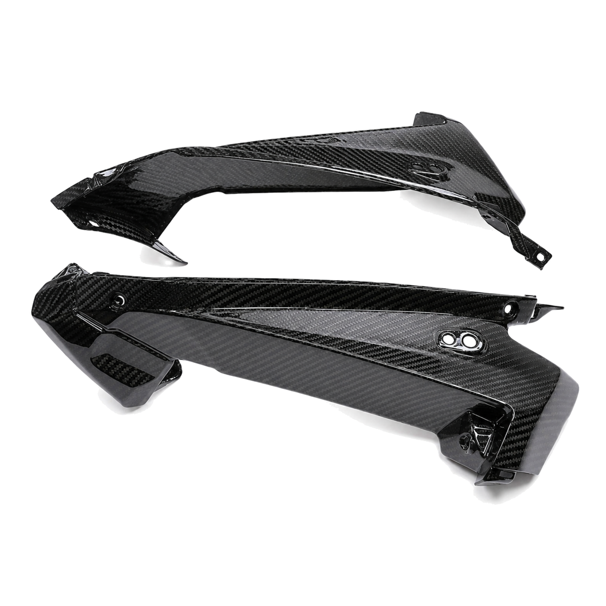 Aprilia GPR 250R 2021-2023 carbon fiber headlight side panels - view 4 | ZOOMVIBE MOTO