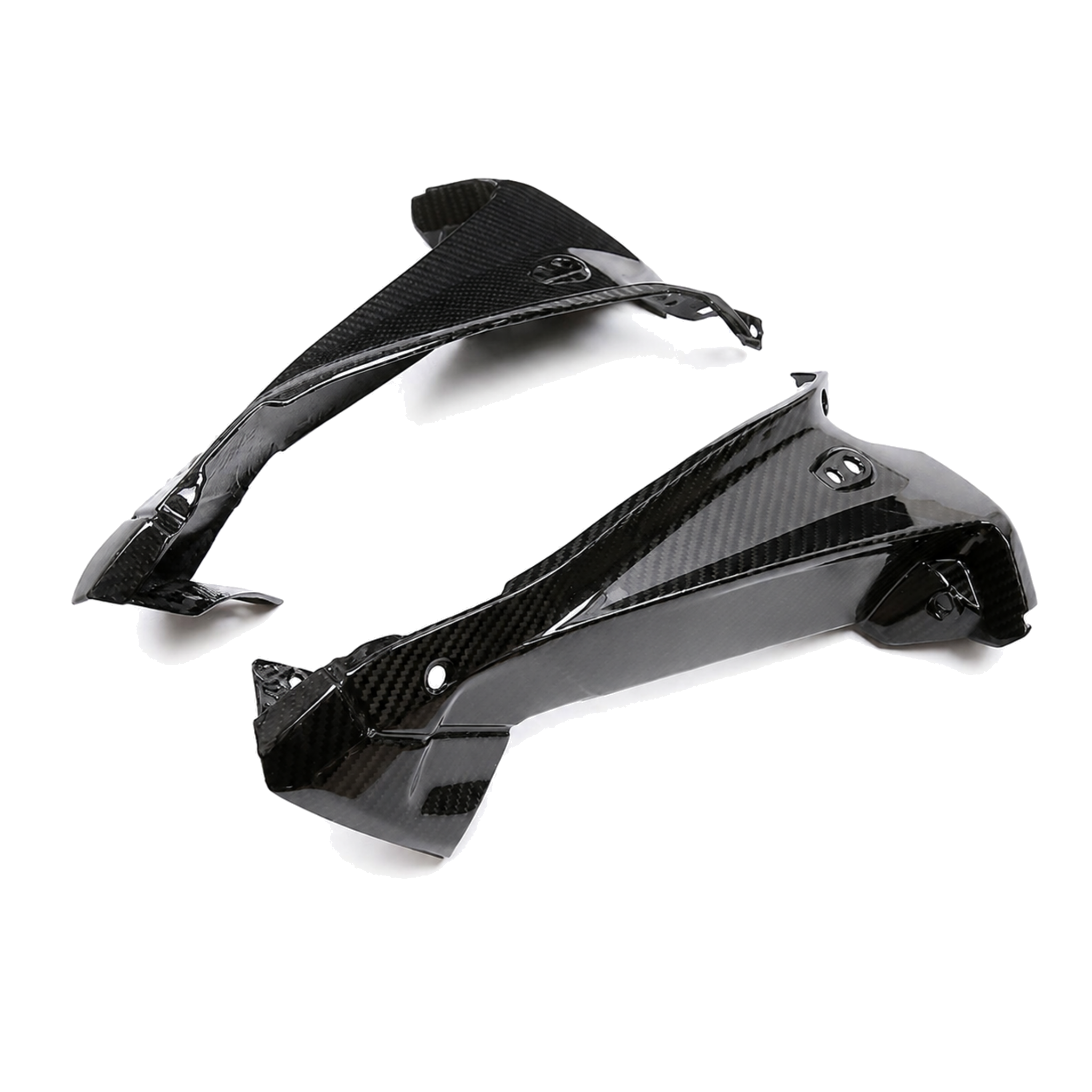 Aprilia GPR 250R 2021-2023 carbon fiber headlight side panels - view 5 | ZOOMVIBE MOTO
