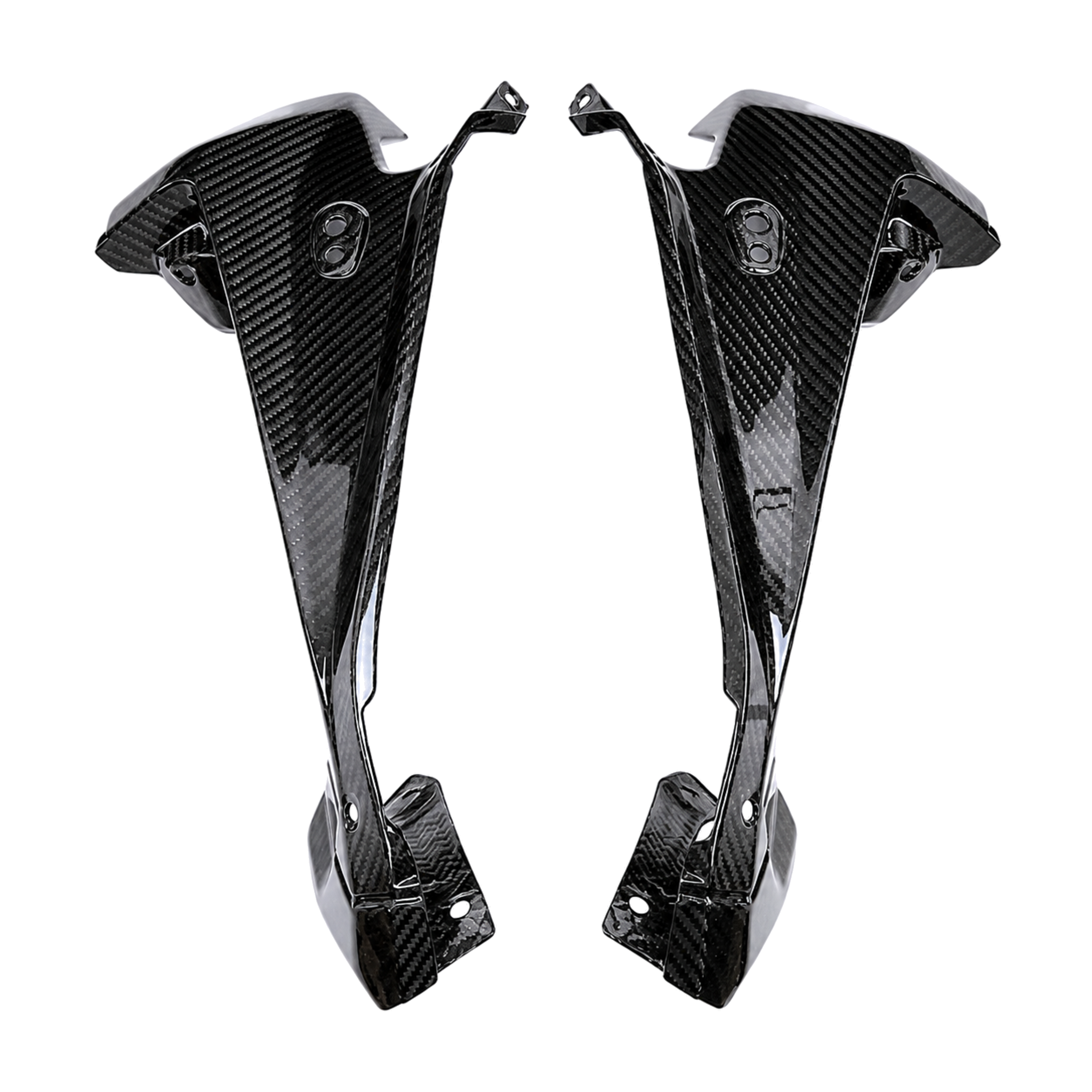 Aprilia GPR 250R 2021-2023 carbon fiber headlight side panels - view 6 | ZOOMVIBE MOTO