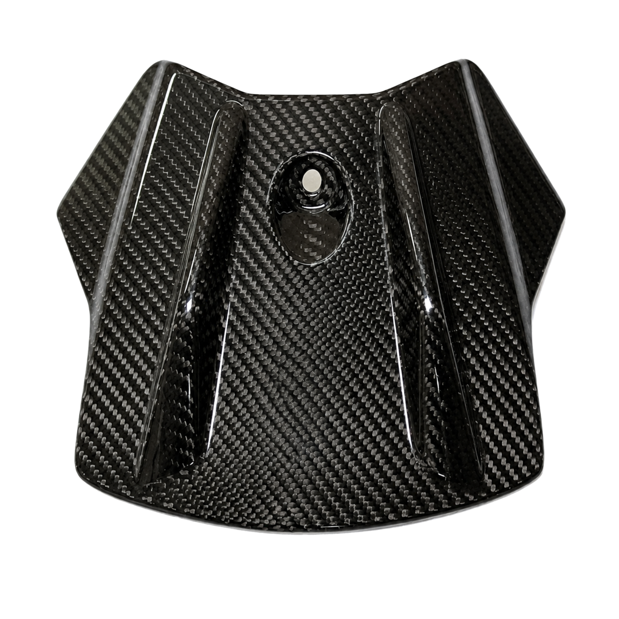 Aprilia GPR 250R 2021-2024 carbon fiber front fuel tank cover - view 1 | ZOOMVIBE MOTO