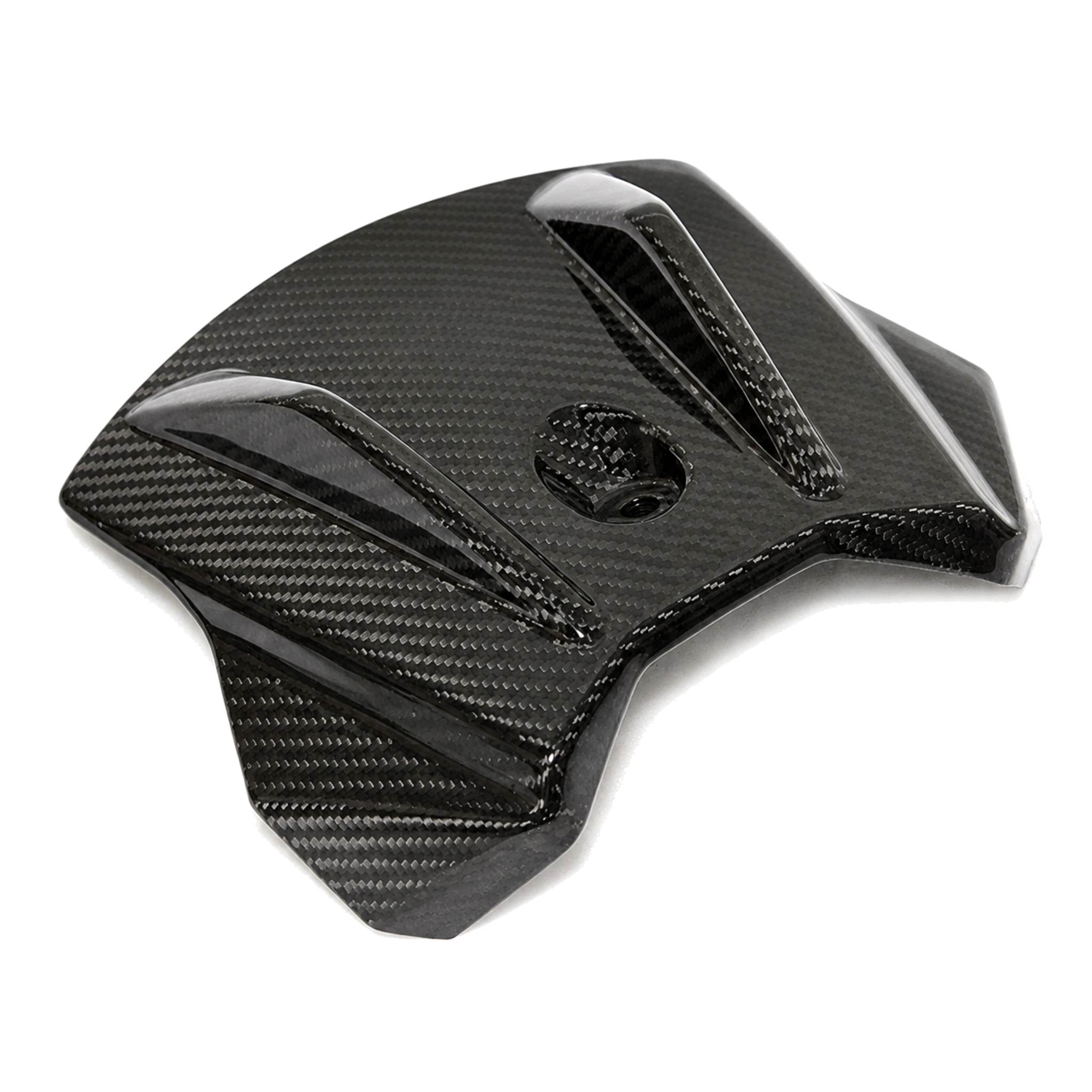 Aprilia GPR 250R 2021-2024 carbon fiber front fuel tank cover - view 4 | ZOOMVIBE MOTO