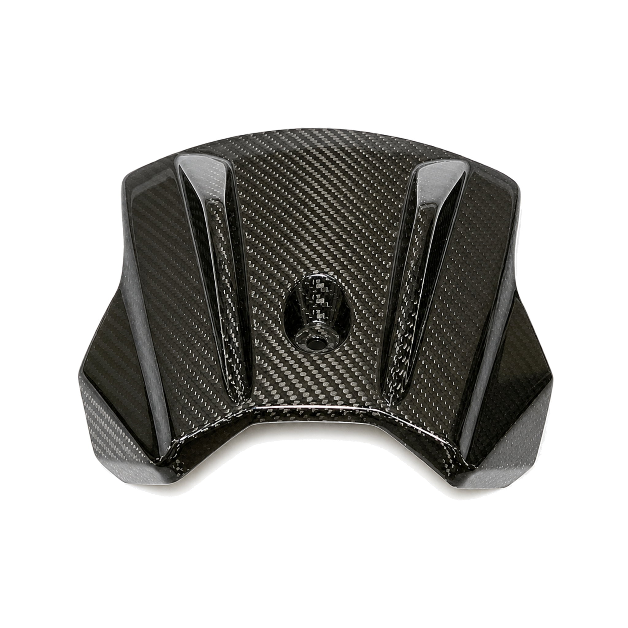 Aprilia GPR 250R 2021-2024 carbon fiber front fuel tank cover - view 5 | ZOOMVIBE MOTO