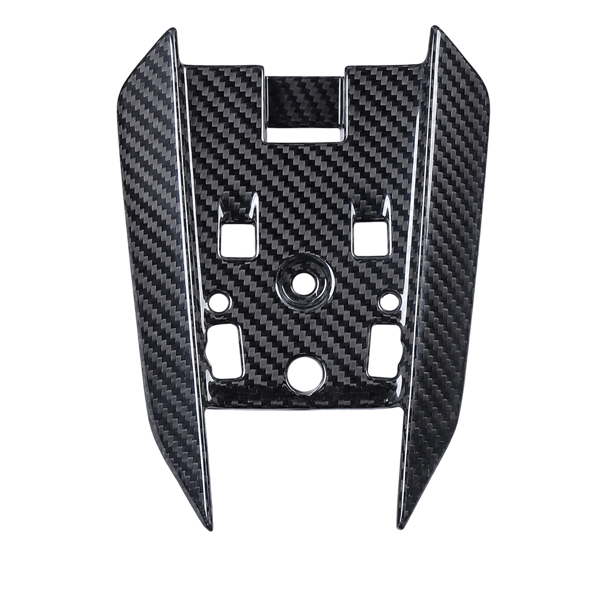 Aprilia RSV4 2021-2024 carbon fiber under-seat tail panel - view 1 | ZOOMVIBE MOTO