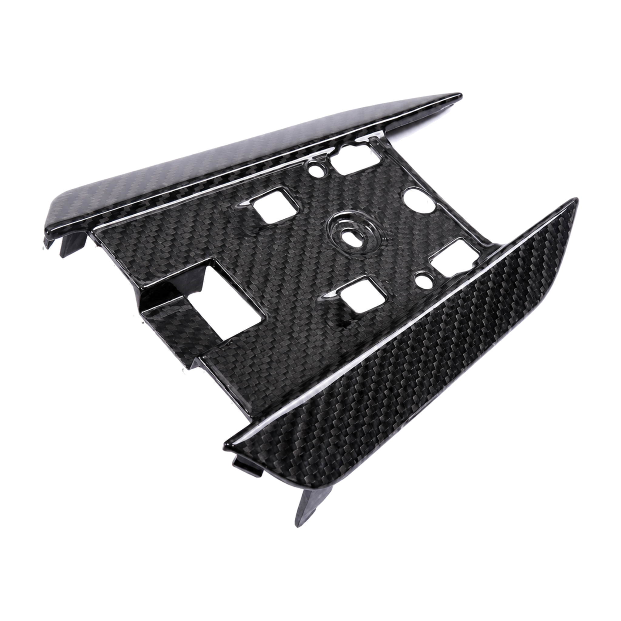 Aprilia RSV4 2021-2024 carbon fiber under-seat tail panel - view 3 | ZOOMVIBE MOTO