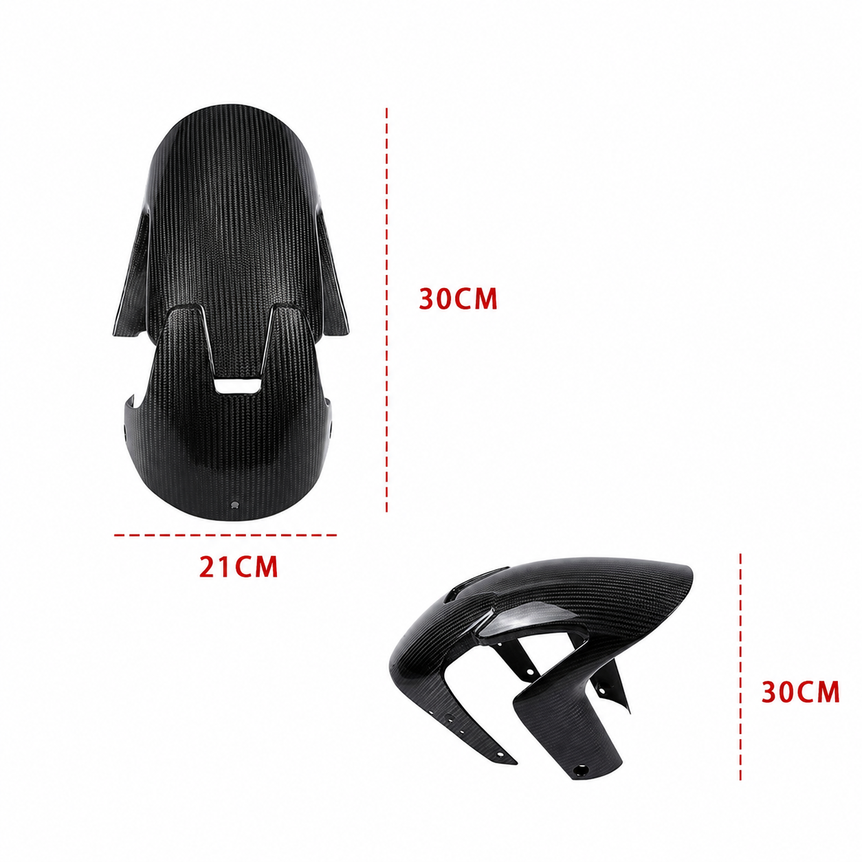 Carbon Fiber Front Fender for Aprilia RS660 (2021–2026) | View 2 | ZOOMVIBE
