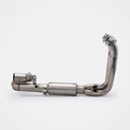 CFMOTO 675NK 2024-2026 stainless steel full exhaust system side view