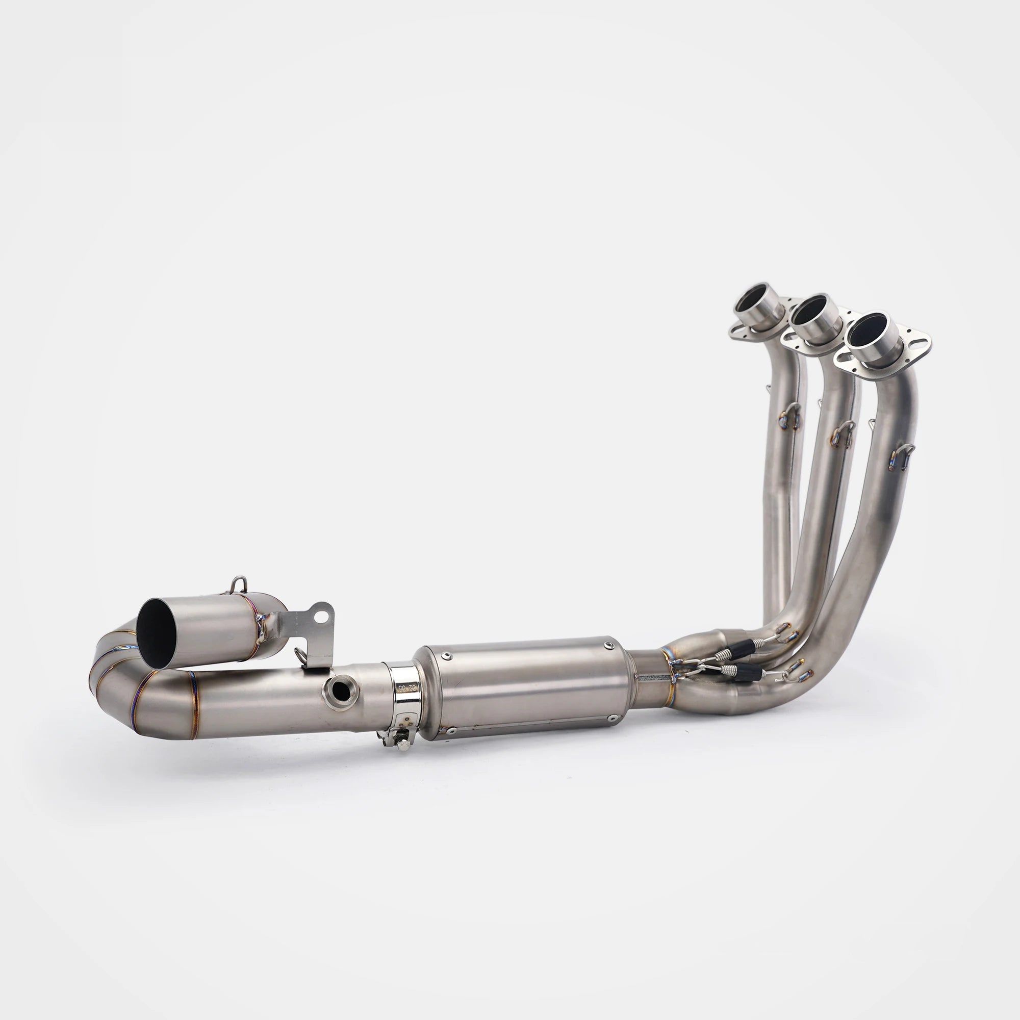 CFMOTO 675NK 2024-2026 full exhaust system alternate angle
