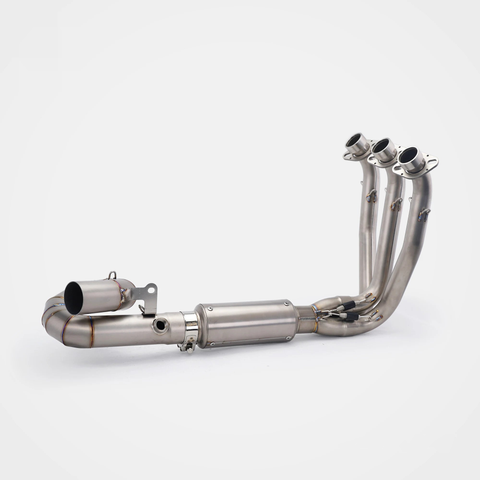 CFMOTO 675NK 2024-2026 full exhaust system alternate angle