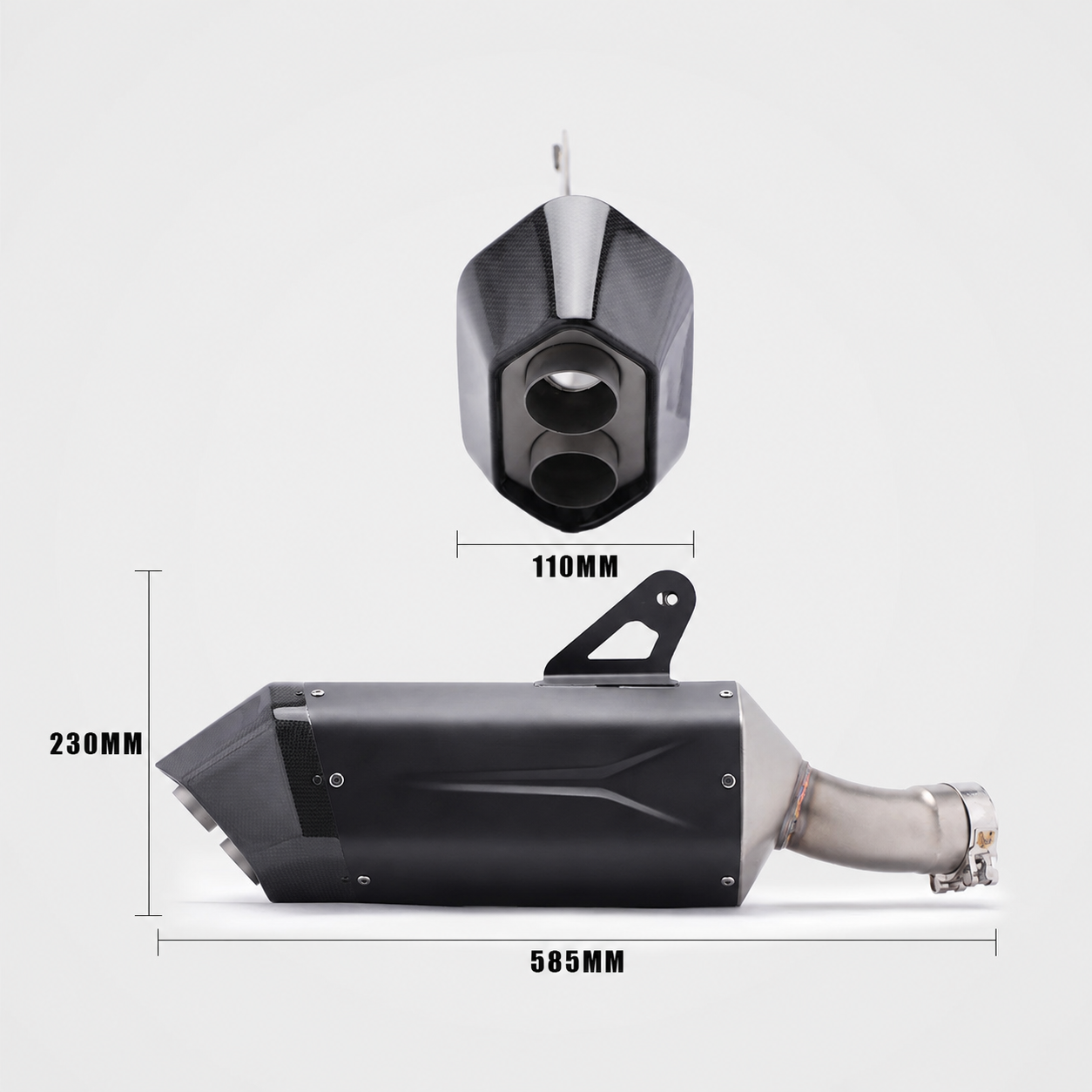 BMW fitment Slip-On Muffler product detail view 5