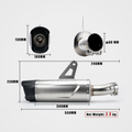 2024-2026 BMW R 1300 GS Slip-On Muffler product detail view 6