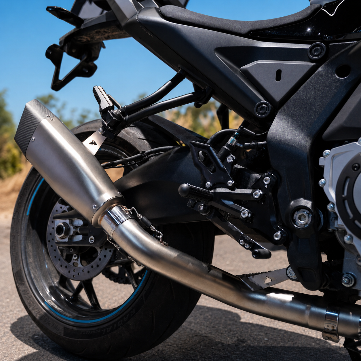 CFMOTO fitment Full Exhaust System product detail view 2