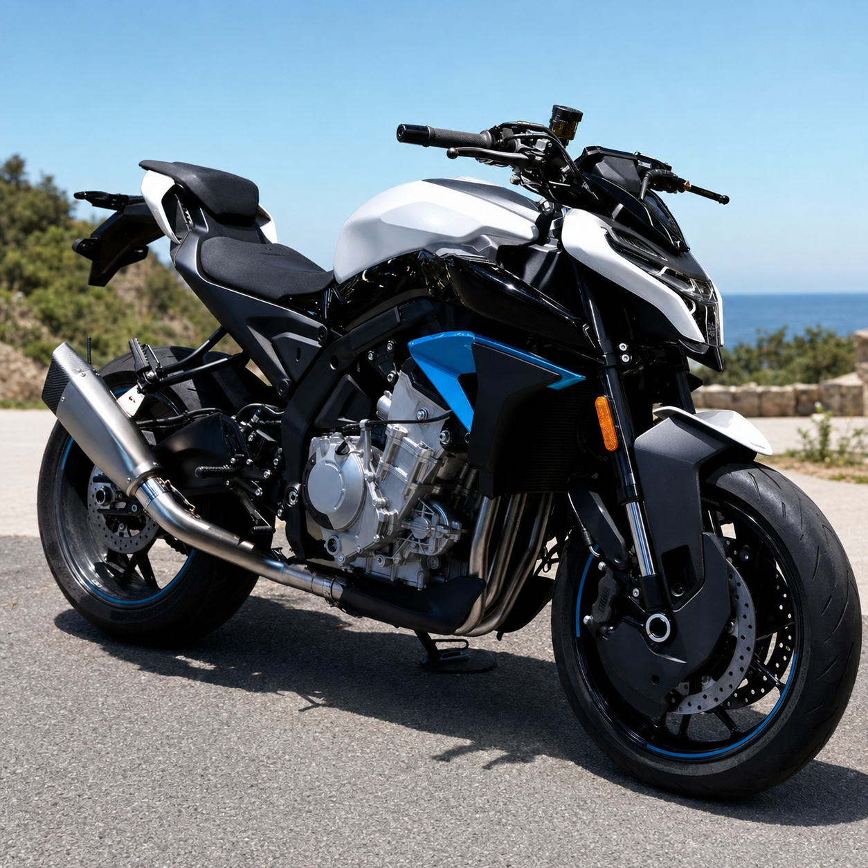 CFMOTO fitment Full Exhaust System product detail view 6