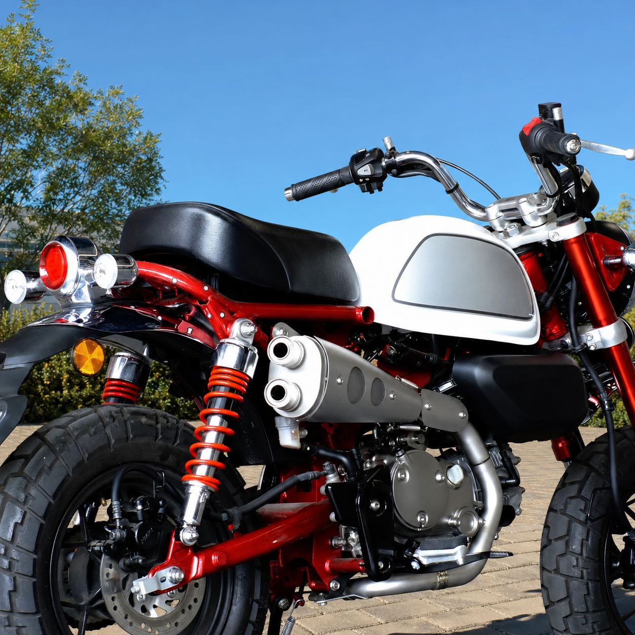 2018-2026 Honda Monkey 125 Full Exhaust System product overview