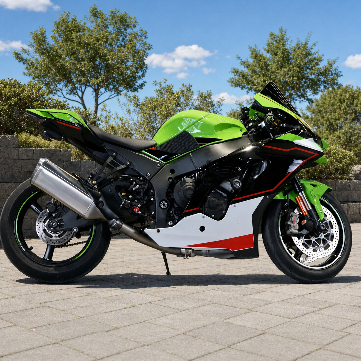 2021-2026 Kawasaki Ninja ZX-10R / Ninja ZX-10RR Exhaust Link Pipe product detail view 2