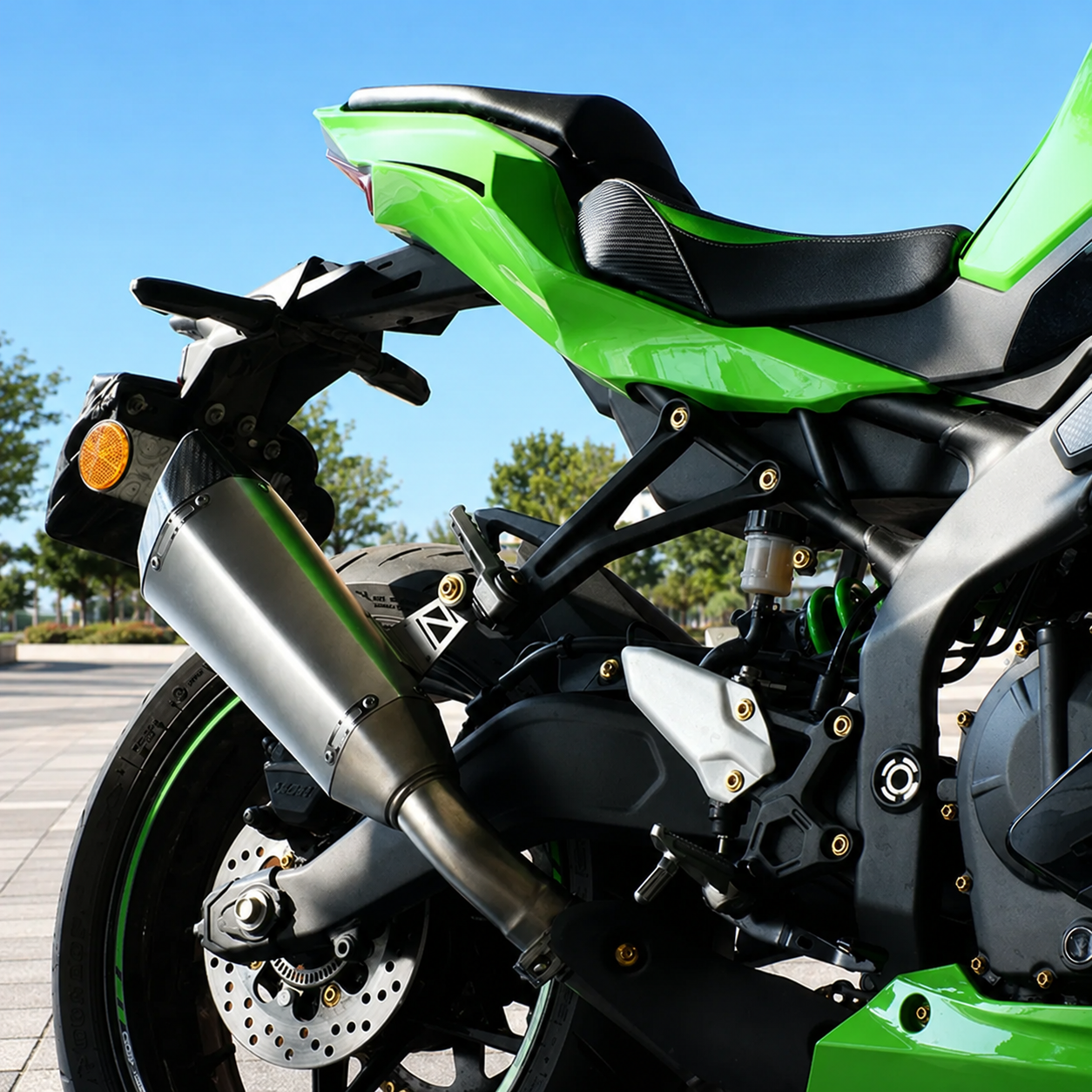 2023-2025 Kawasaki Ninja ZX-4R Exhaust Headers and Mid Pipe product detail view 6