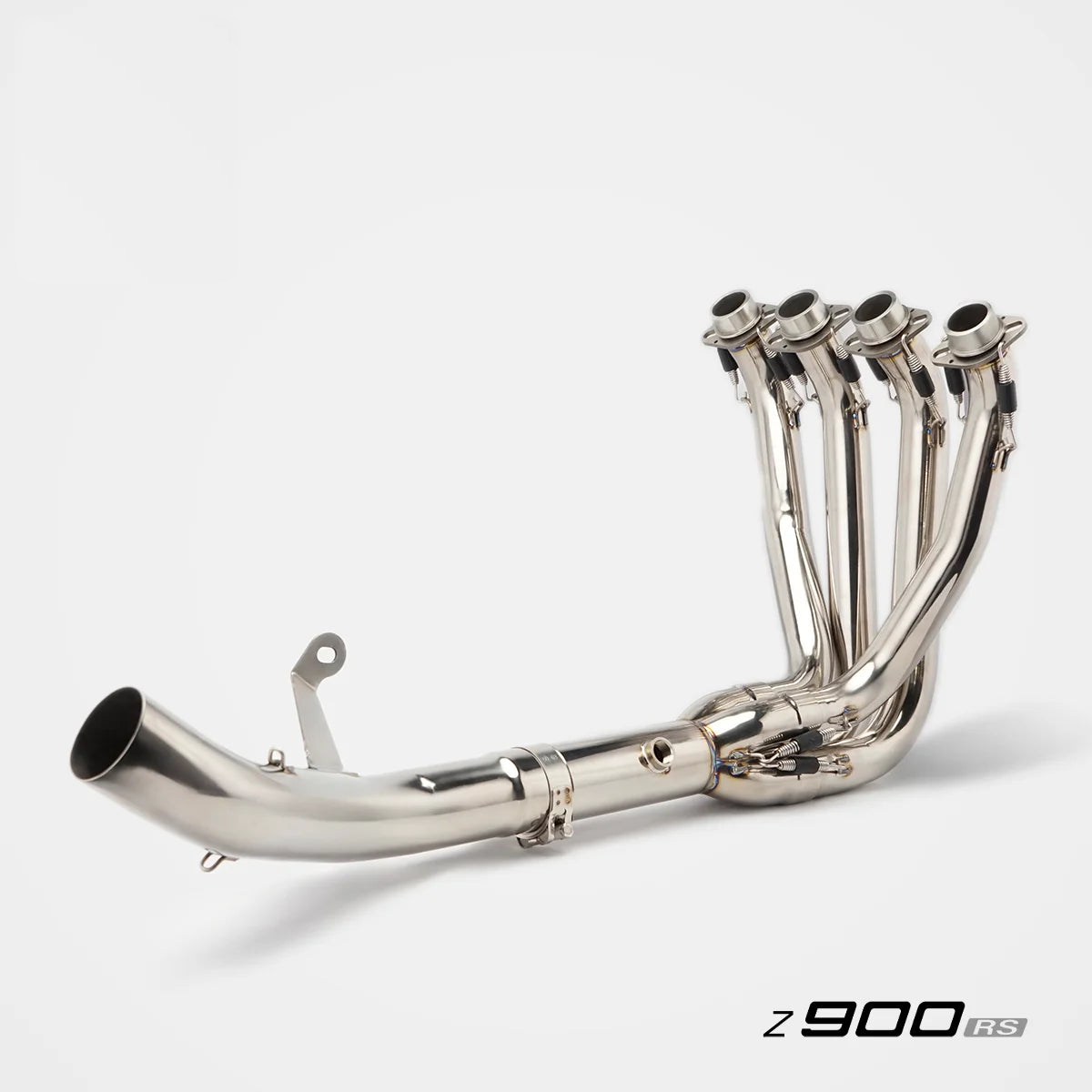 Kawasaki Z900RS clean stainless exhaust headers Type A