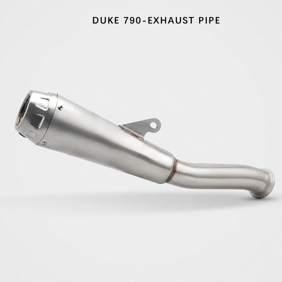 KTM 790 Duke stainless steel link pipe and muffler overview
