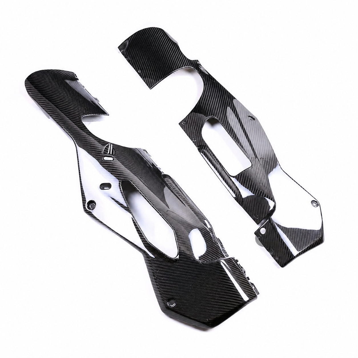 Carbon Fiber Belly Pan Lower Fairing for Aprilia RSV4 (2021–2024) - View 3 | ZOOMVIBE MOTO
