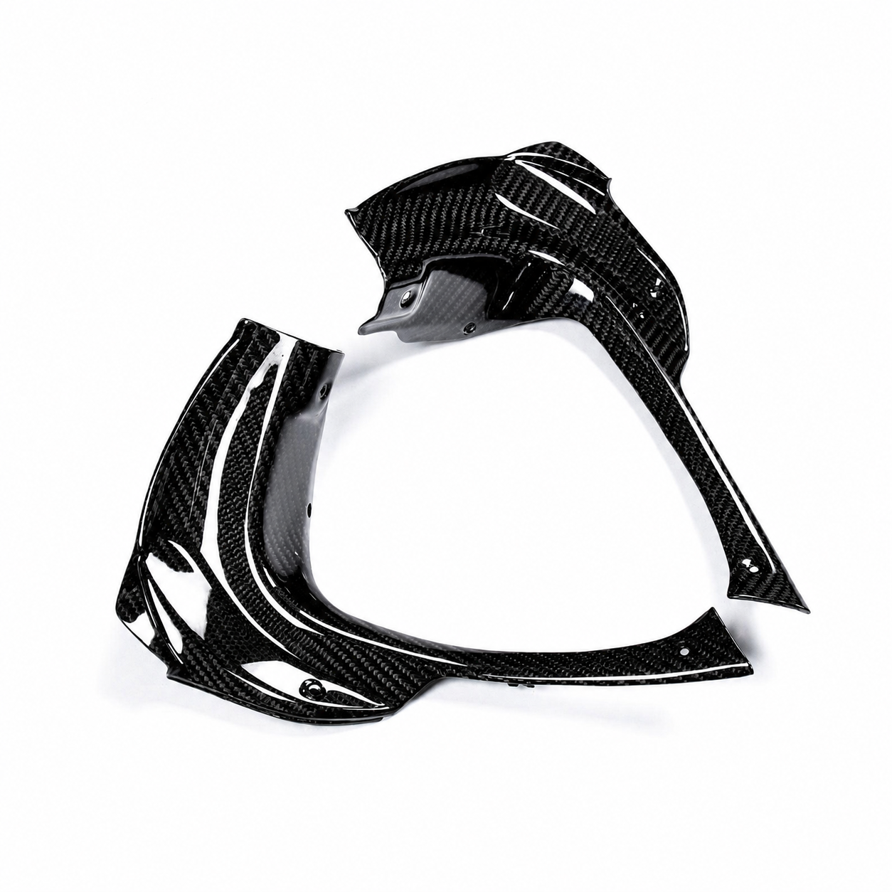 Carbon Fiber Dash Side Panels for Aprilia RSV4 (2021–2024) - View 3 | ZOOMVIBE MOTO