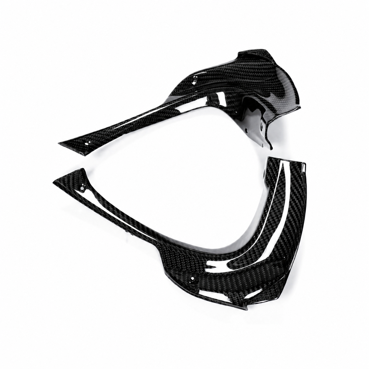 Carbon Fiber Dash Side Panels for Aprilia RSV4 (2021–2024) - View 4 | ZOOMVIBE MOTO
