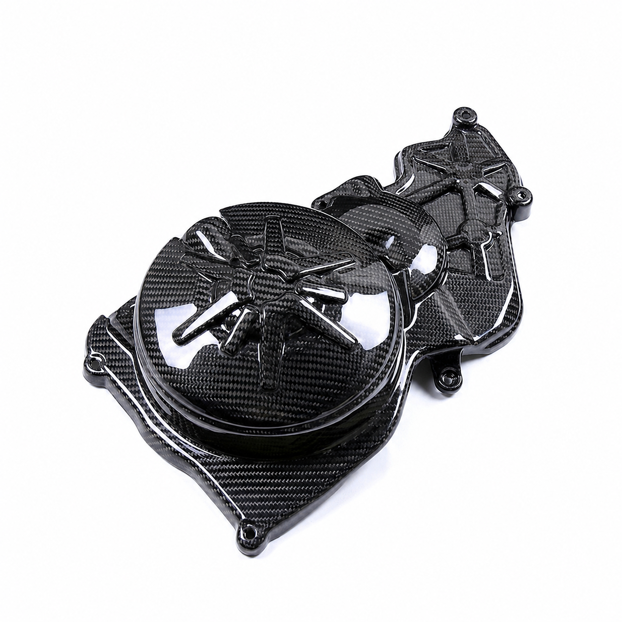 Carbon Fiber Engine Clutch Cover for Aprilia RSV4 (2021–2024) - View 5 | ZOOMVIBE MOTO
