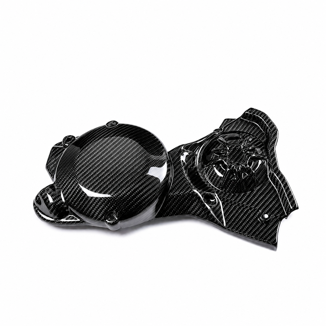 Carbon Fiber Sprocket Cover for Aprilia RSV4 (2021–2024) - View 5 | ZOOMVIBE MOTO
