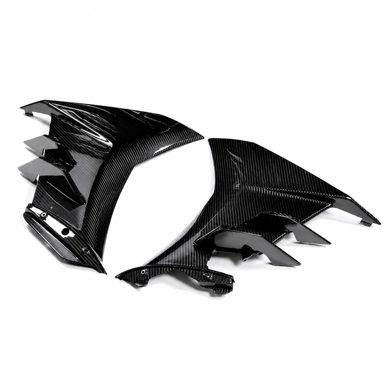 Carbon Fiber Front Frame Side Panels for Aprilia RSV4 (2021–2024) - View 4 | ZOOMVIBE MOTO