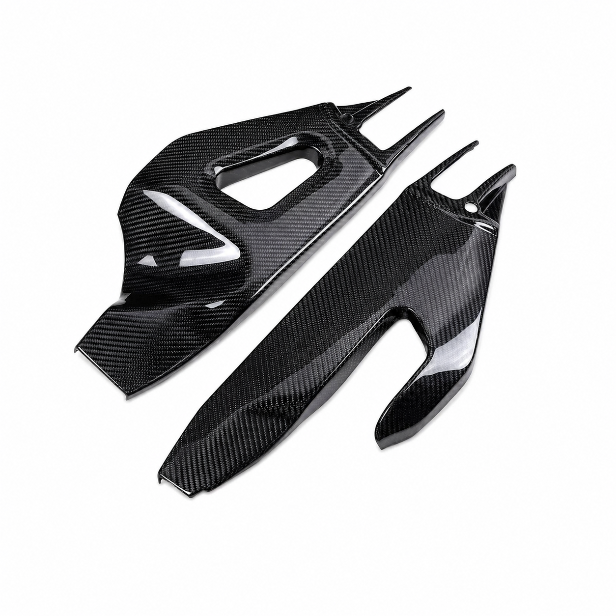 Carbon Fiber Swingarm Cover for Aprilia RSV4 / Tuono V4 (2021+) | View 1 | ZOOMVIBE